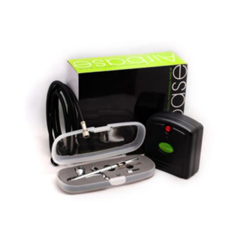 Airbase Airbrush Kompressor, Pistole mit Schlauch und Stecker